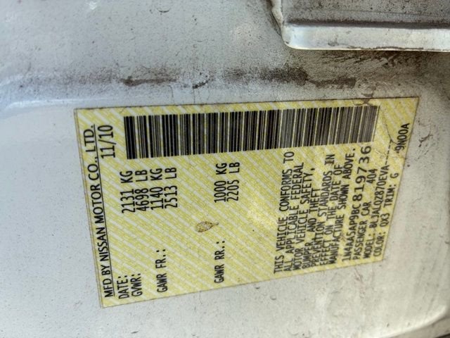 2011 Nissan Maxima 3.5 S