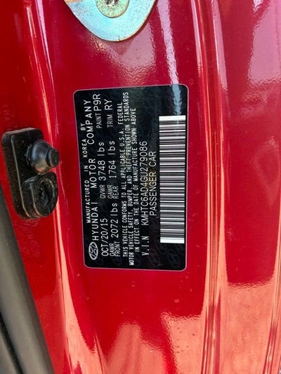 2016 Hyundai Veloster 3dr Cpe Auto